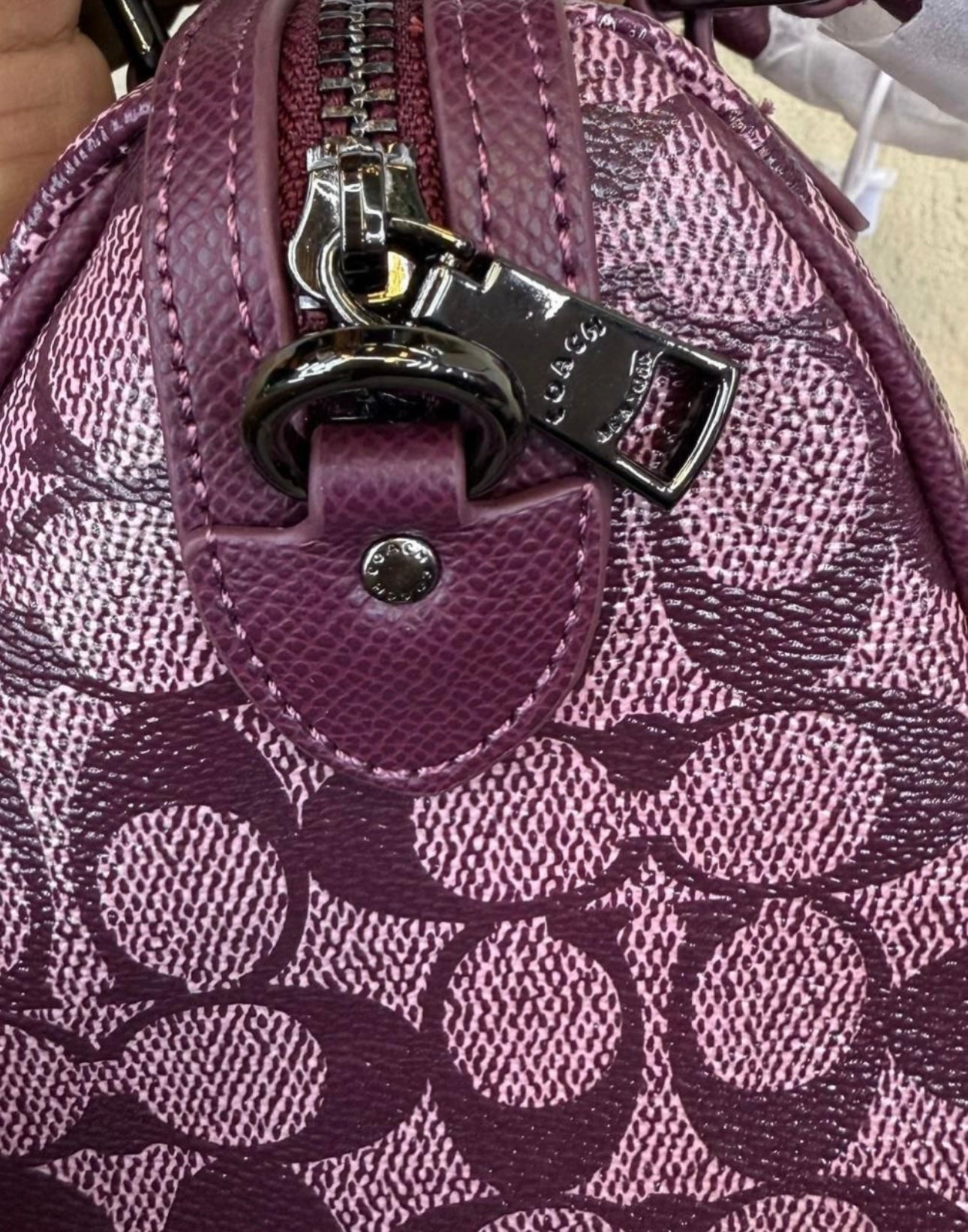 Coach Rowan Satchel Signature Canvas