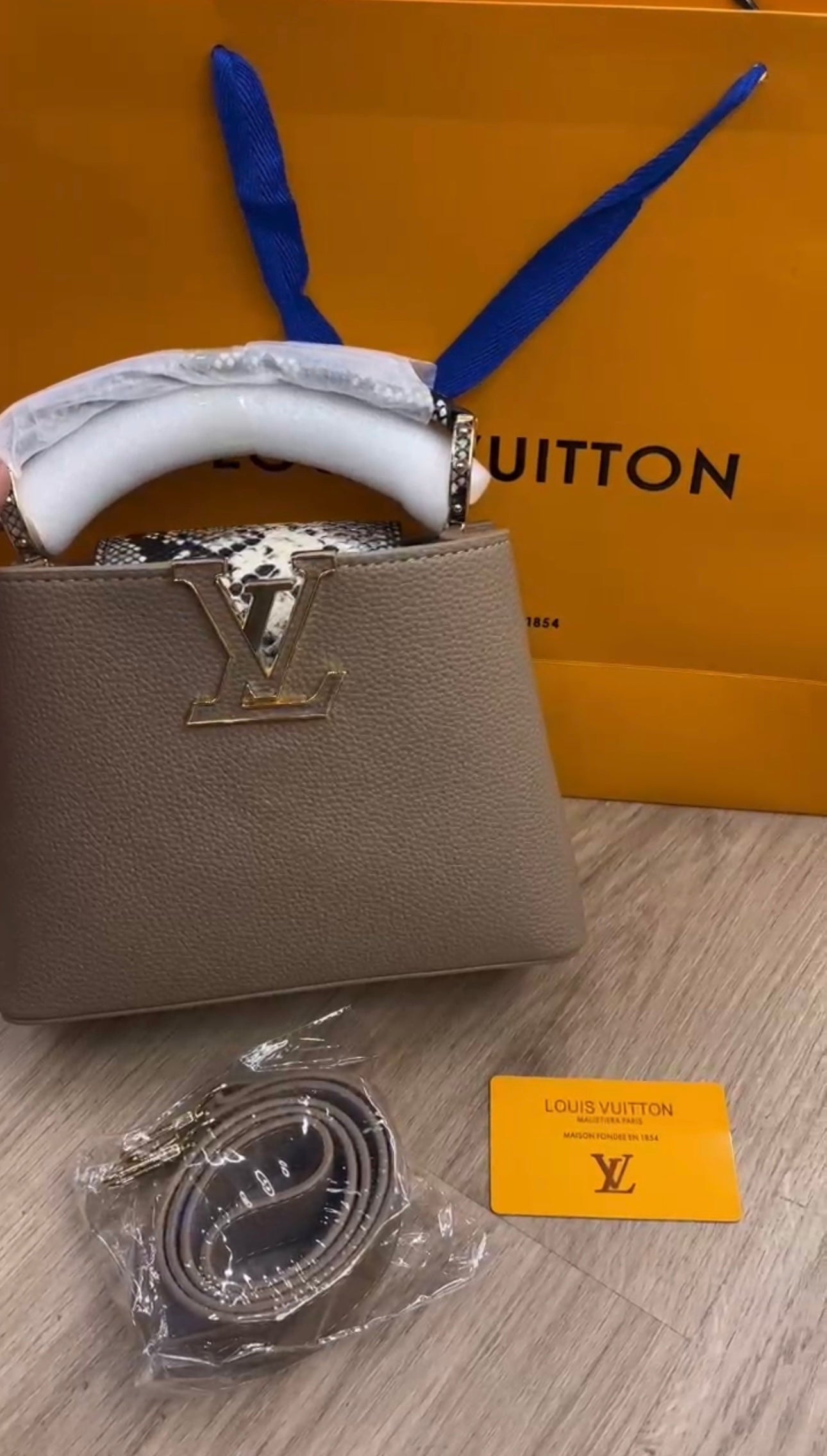 Capucine Louis Vuitton Crocodile Leather
